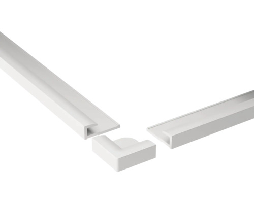 Kunststoff-Eckverbindung für LED-Leiste