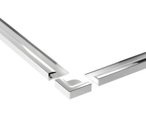 Eckverbinder für Duschkabinenprofile