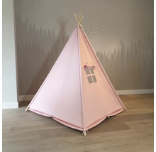 Rosa Kinderspielzelt mit Fenster