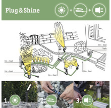 Plug & Shine Einbauspot Ergänzungsset IP67 5x0,22W 3 lm 3000 K warmweiß Ø 15/10 mm MicroPen II silber 230/24V 5 Stück-thumb-8