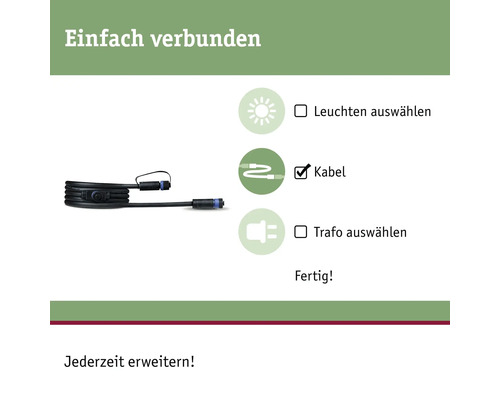 Abbildung eines Kabels für Gartenbeleuchtungssysteme