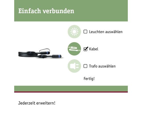 Verbindungskabel für Beleuchtungssysteme