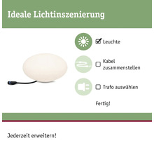 Leuchte mit Informationen zu Kabel und Trafo
