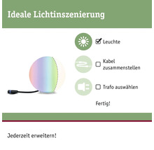 Paulmann Lichtobjekt Plug & Shine ZigBee RGBW IP65 2,8W 110 lm Ø 200 mm Globe weiß 230/24 V - Kompatibel mit SMART HOME by hornbach-thumb-8
