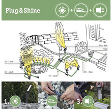 Paulmann Plug & Shine Bodeneinbauleuchte Einzelspot RGBW IP65 3,6W 200 lm 3000- 6500 K silber Zigbee - Kompatibel mit SMART HOME by hornbach