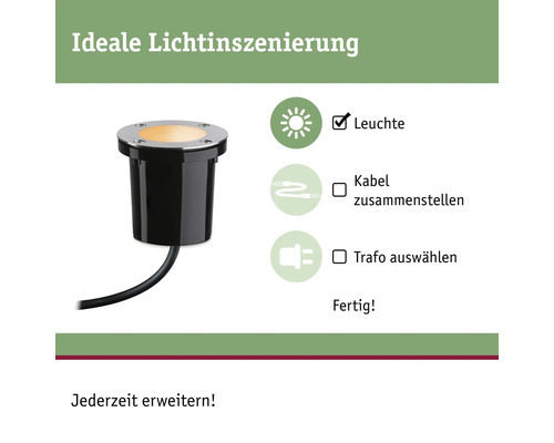 Bodeneinbaustrahler zur Lichtinszenierung