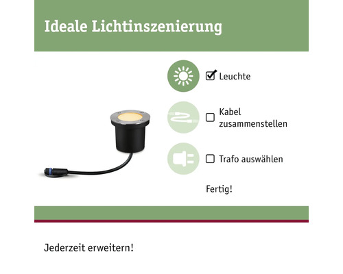 Einbaustrahler für die Lichtinszenierung im Außenbereich