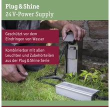 Paulmann Plug & Shine Power Supply Trafo IP67 75W silber 230/24V