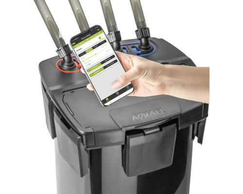 Aquael Außenfilter mit Smartphone-App-Steuerung