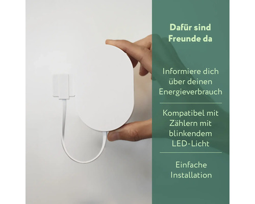 Energiezähler zur Erfassung des Energieverbrauchs mit einfacher Installation
