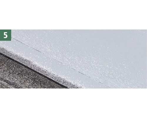 Detailaufnahme eines Bodens mit Beschichtung