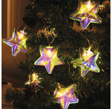 Stern Lichterkette auf einem Weihnachtsbaum