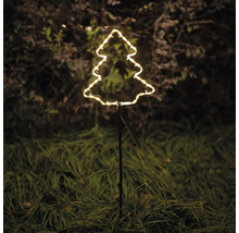 Dekorative Weihnachtsbaum-Gartenleuchte mit Erdspieß