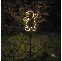 Gartendekoration mit LED-Lichtern in Form einer Figur