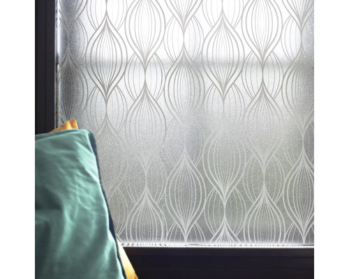 Fensterfolie mit Ornamentmuster für Sichtschutz