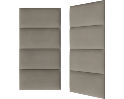 Zwei schallabsorbierende Wandpaneele mit rechteckigem Design