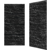 Wandkissen Carrara Marmor schw.Samt-Optik 30 x 60 cm