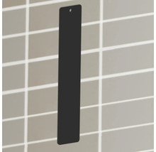 REIKA Montageplatte Ovaro für Magnetaccessoires 250 x 50 mm schwarz matt