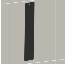 REIKA Montageplatte Ovaro für Magnetaccessoires 250 x 50 mm schwarz matt