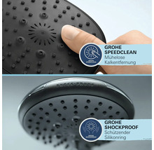 Grohe Duschkopf mit Speedclean Funktion und stoßfestem Silikonring