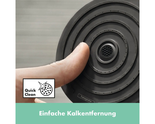 Hansgrohe Duschkopf mit Quick Clean Funktion für einfache Kalkentfernung