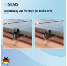 Endklemme für gerahmte PV-Module mit Rahmenhöhe 27-37 mm Aluminium natur-thumb-5