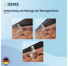 Montageschiene für PV-Module Aluminium schwarz eloxiert 50x31 mm Länge 3650 mm-thumb-6