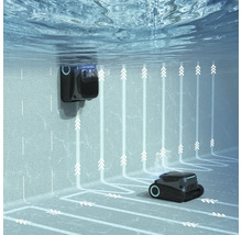 Aiper Scuba S1 Pro 2025 grau Poolroboter für Pools bis zu 200 m², kabellose Reinigung von Boden und Wänden, 22.740 l/h Durchflussrate, 180 Minuten Akkulaufzeit