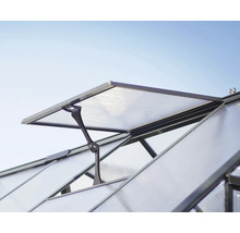 Gewächshausfenster mit Öffnungsmechanismus