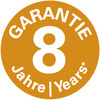 8 Jahre Garantie 8 Jahre Garantie