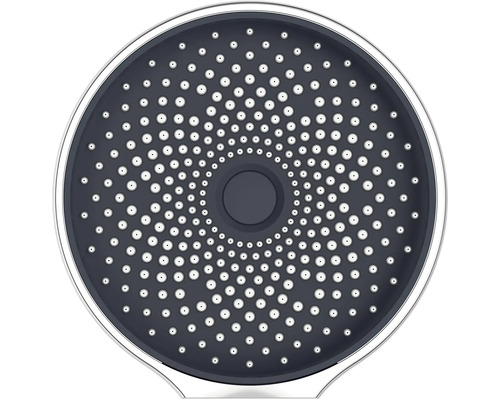 Brausekopf mit kreisförmigem Design und mehreren Düsen