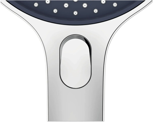 Detail einer Handbrause mit Strahlarten-Umschalter