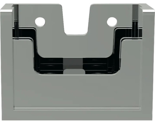 Grauer Briefkasten zur Wandmontage