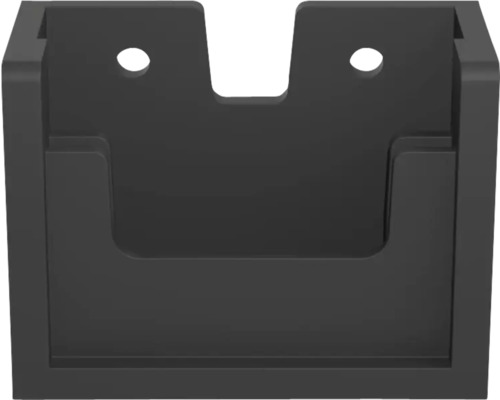 Schwarzer Briefkasten zur Wandmontage