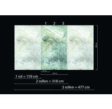 Abmessungen einer Fototapete mit abstraktem Muster