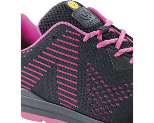 Detailaufnahme eines Sicherheitsschuhs