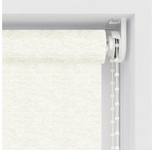 Beige Fensterrollo mit Kettenzug