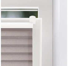Detailansicht eines Plissees am Fenster