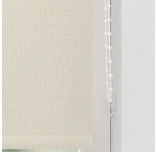 Beige Stoffrollos mit Kettenzug