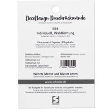 Musterplättchen DecoDesign für Duschrückwand 105x148 mm Waldlichtung