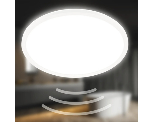 Runde LED Deckenleuchte mit Bewegungssensor