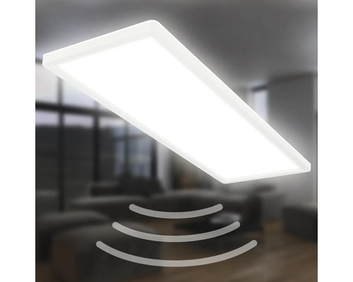 Rechteckige Deckenleuchte mit Bewegungssensor