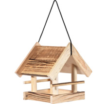 Vogelhaus aus Holz mit Aufhängung