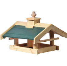 Vogelhaus aus Holz mit Dach