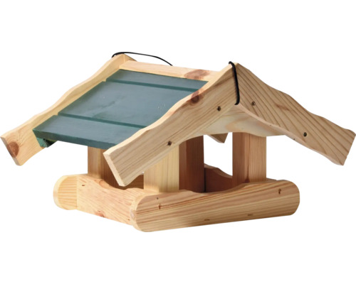 Vogelhaus aus Holz mit Dach