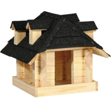 Vogelhaus aus Holz mit Dachpappe
