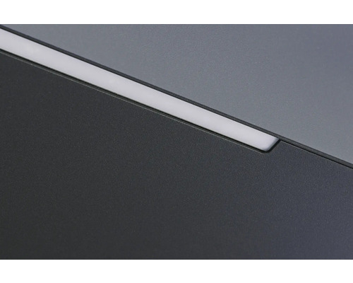 Detailaufnahme einer LED-Wandleuchte