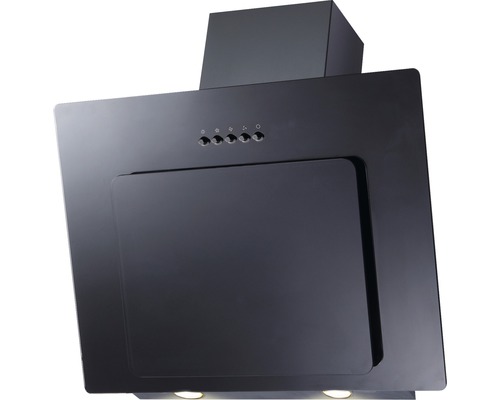 Schwarze Dunstabzugshaube für die Küche