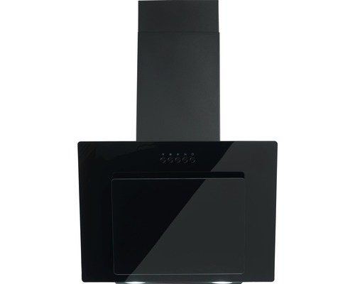 Schwarze Dunstabzugshaube zur Wandmontage