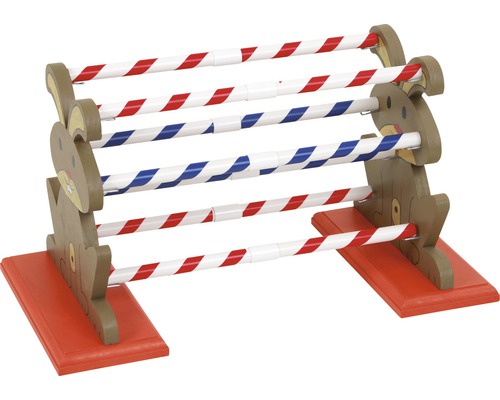 Hürde für Kaninchen aus Holz mit Streifenmuster